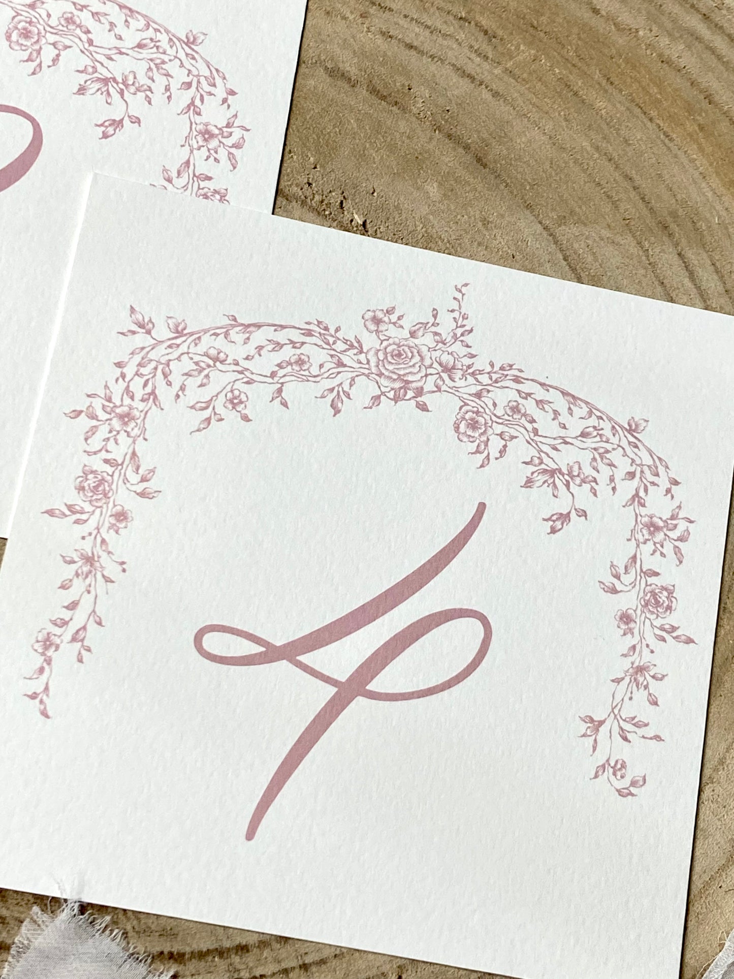 Mesero Boda ''Rosa Vintage''