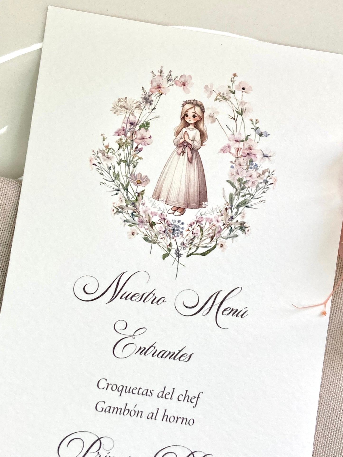 Menú Comunión