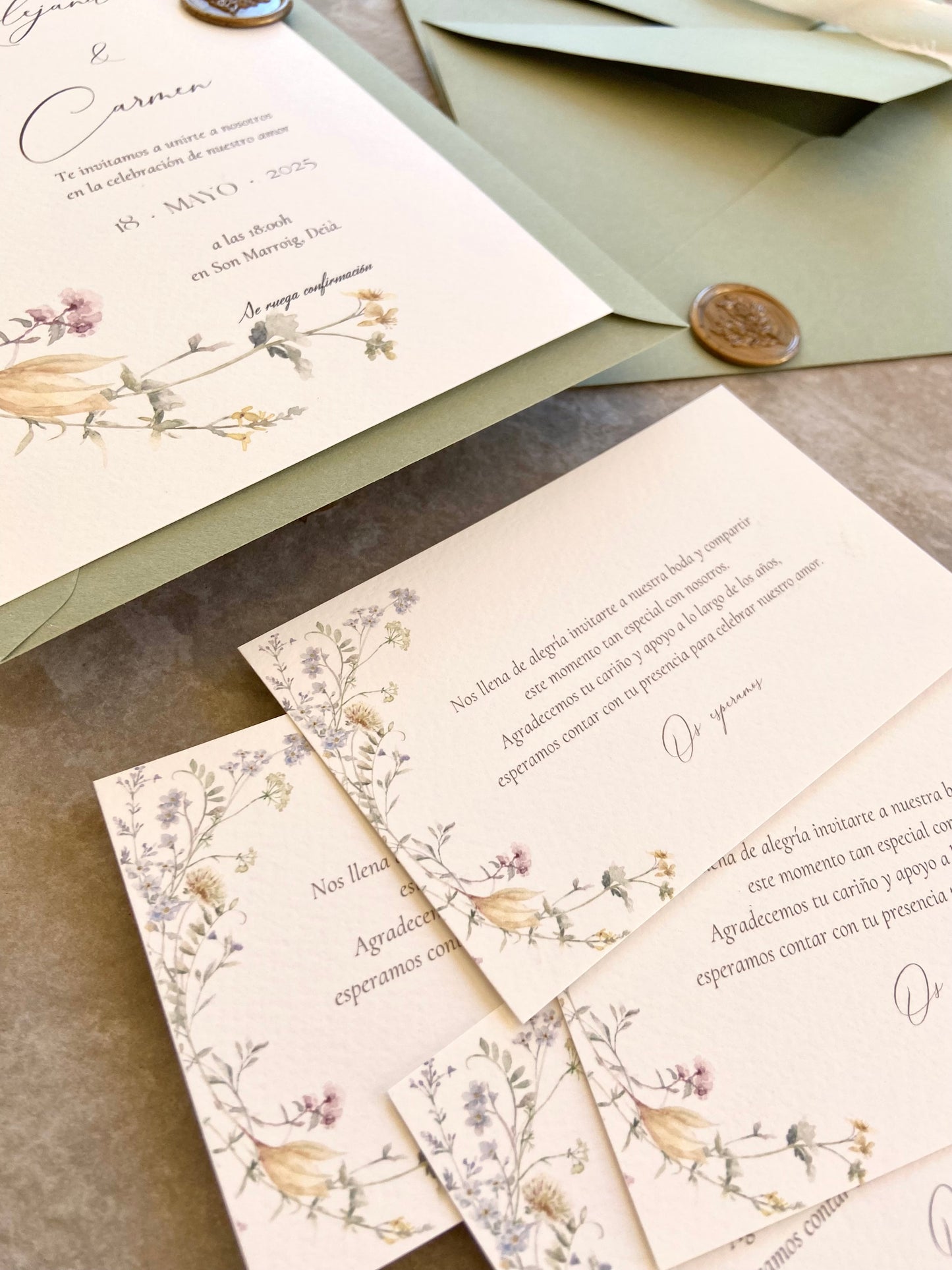 Tarjeta de Agradecimiento ''Armonía Floral''
