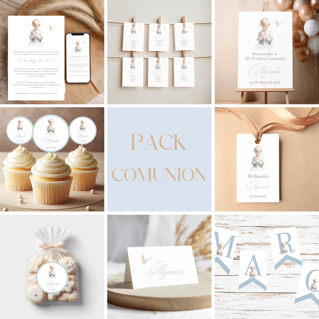 Pack Papelería Comunión