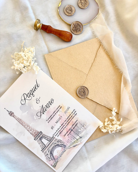 Invitación Boda “Paris”