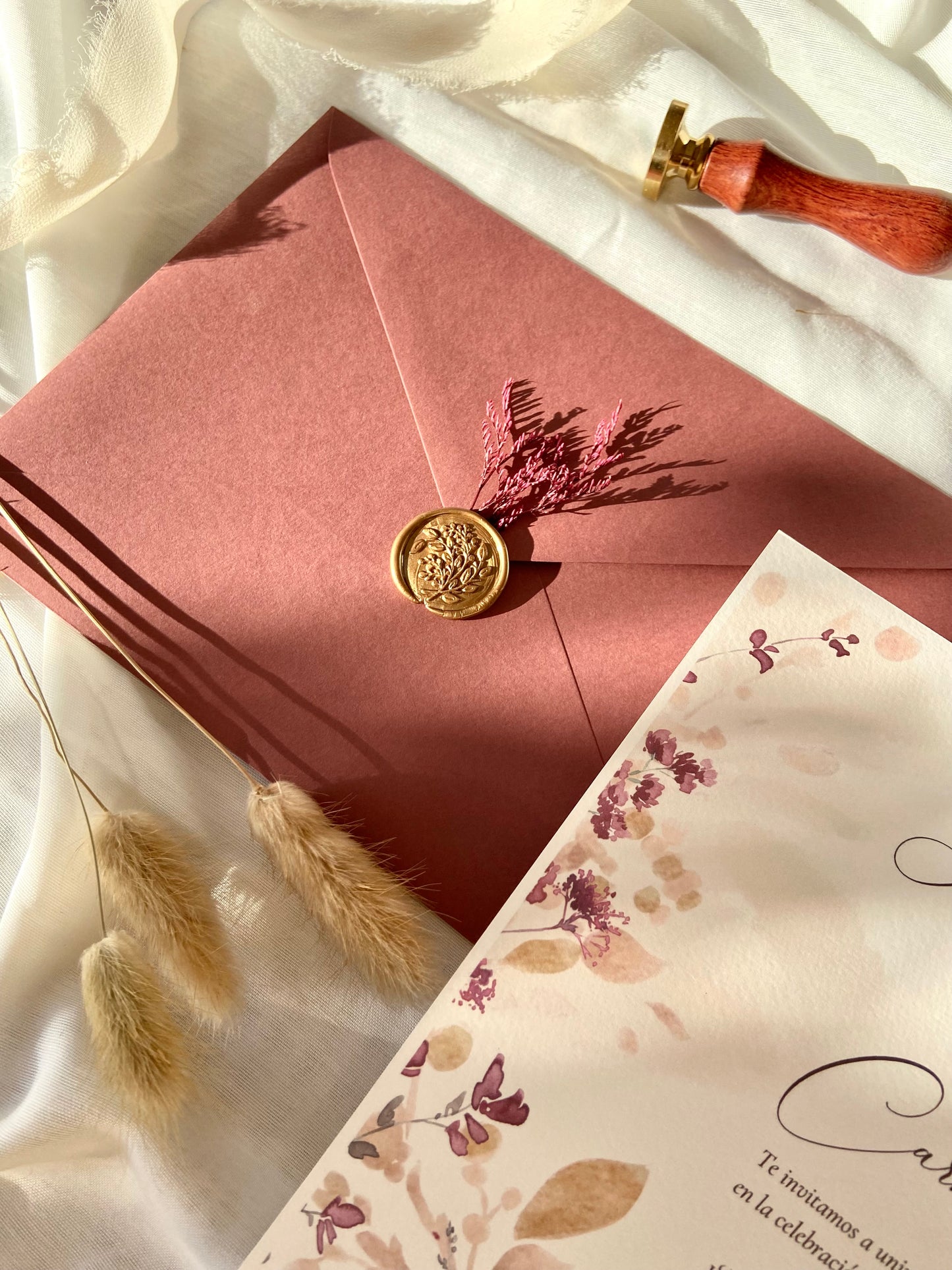 Invitación Boda “Armonía Otoñal”