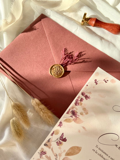 Invitación Boda “Armonía Otoñal”