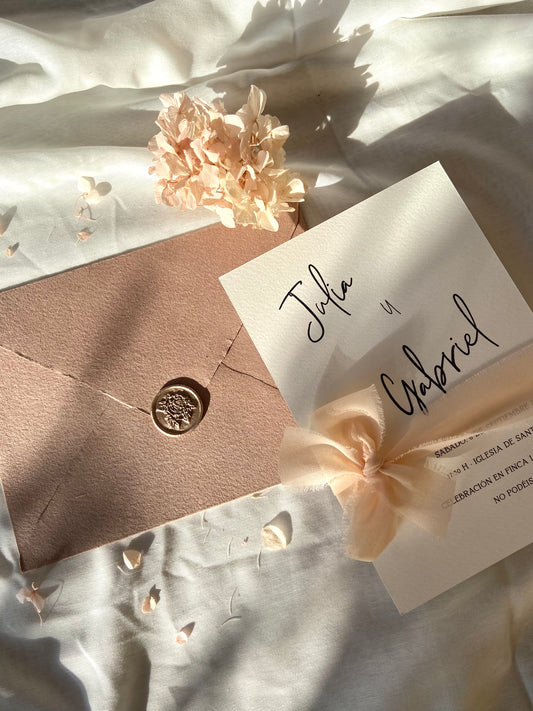 Invitación Boda “Aura Nude”