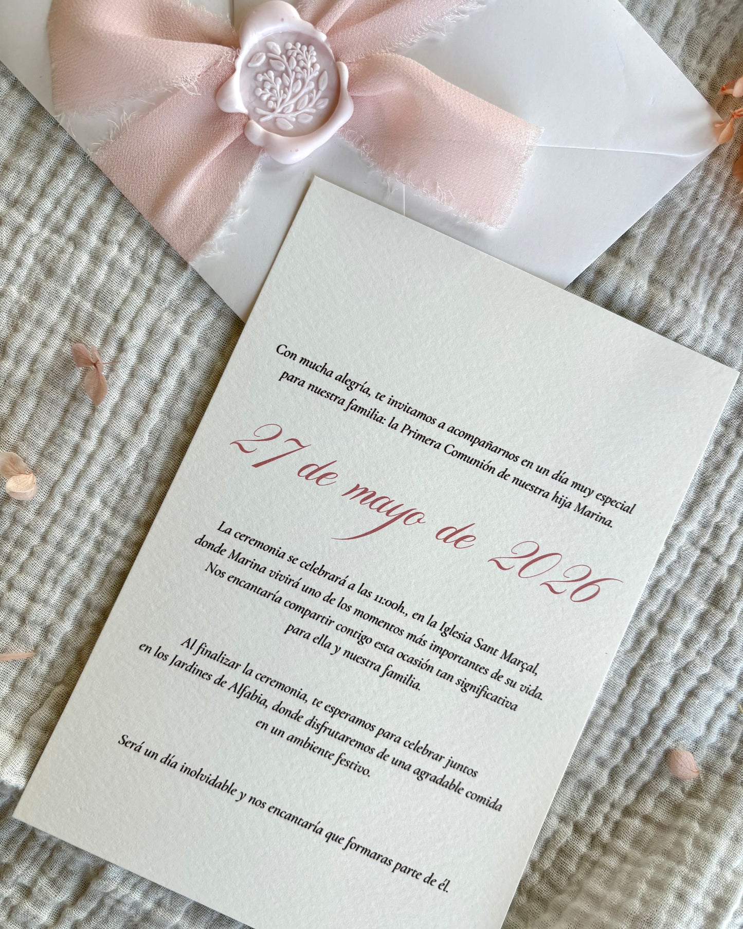 Invitación Comunión
