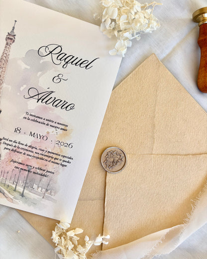 Invitación Boda “Paris”