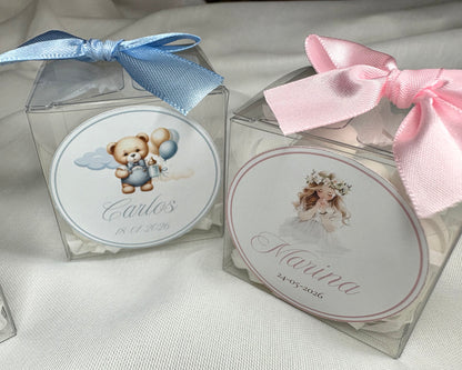 Cajitas con peladillas