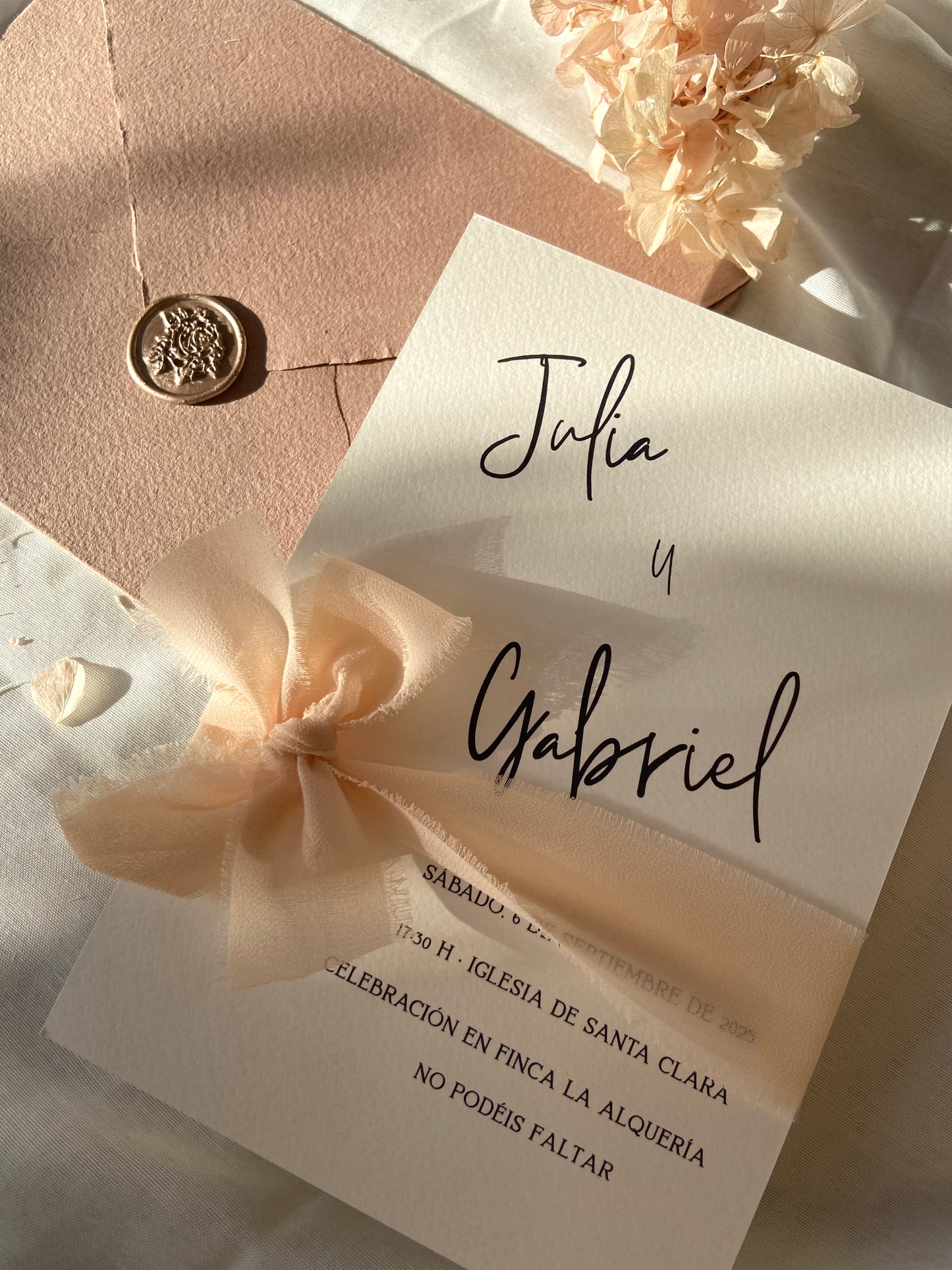 Invitación Boda “Aura Nude”