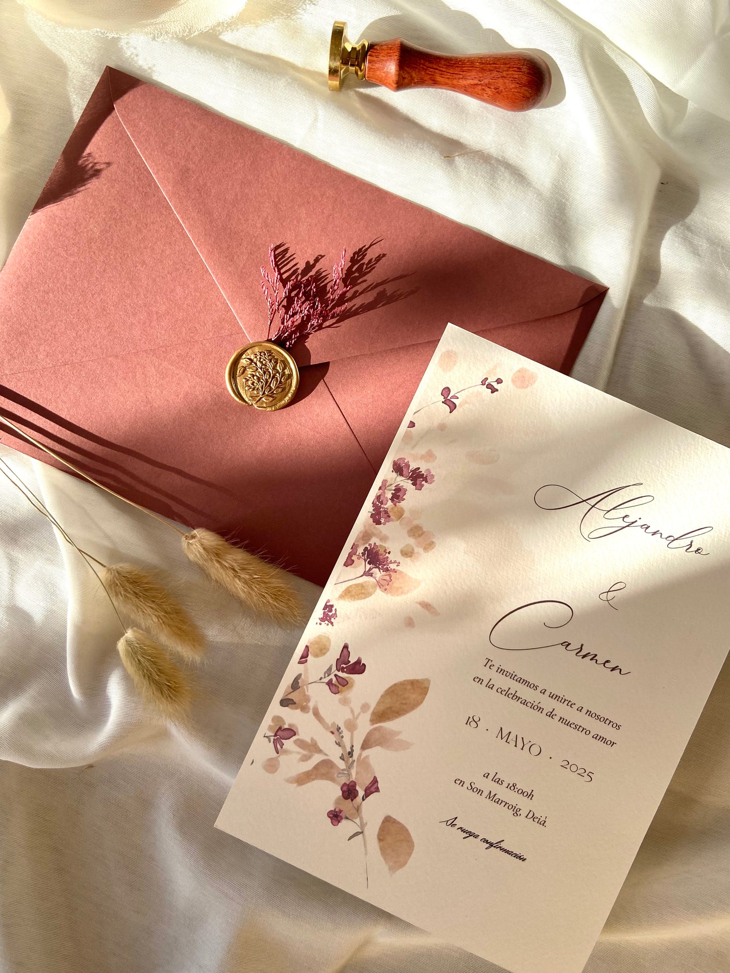 Invitación Boda “Armonía Otoñal”