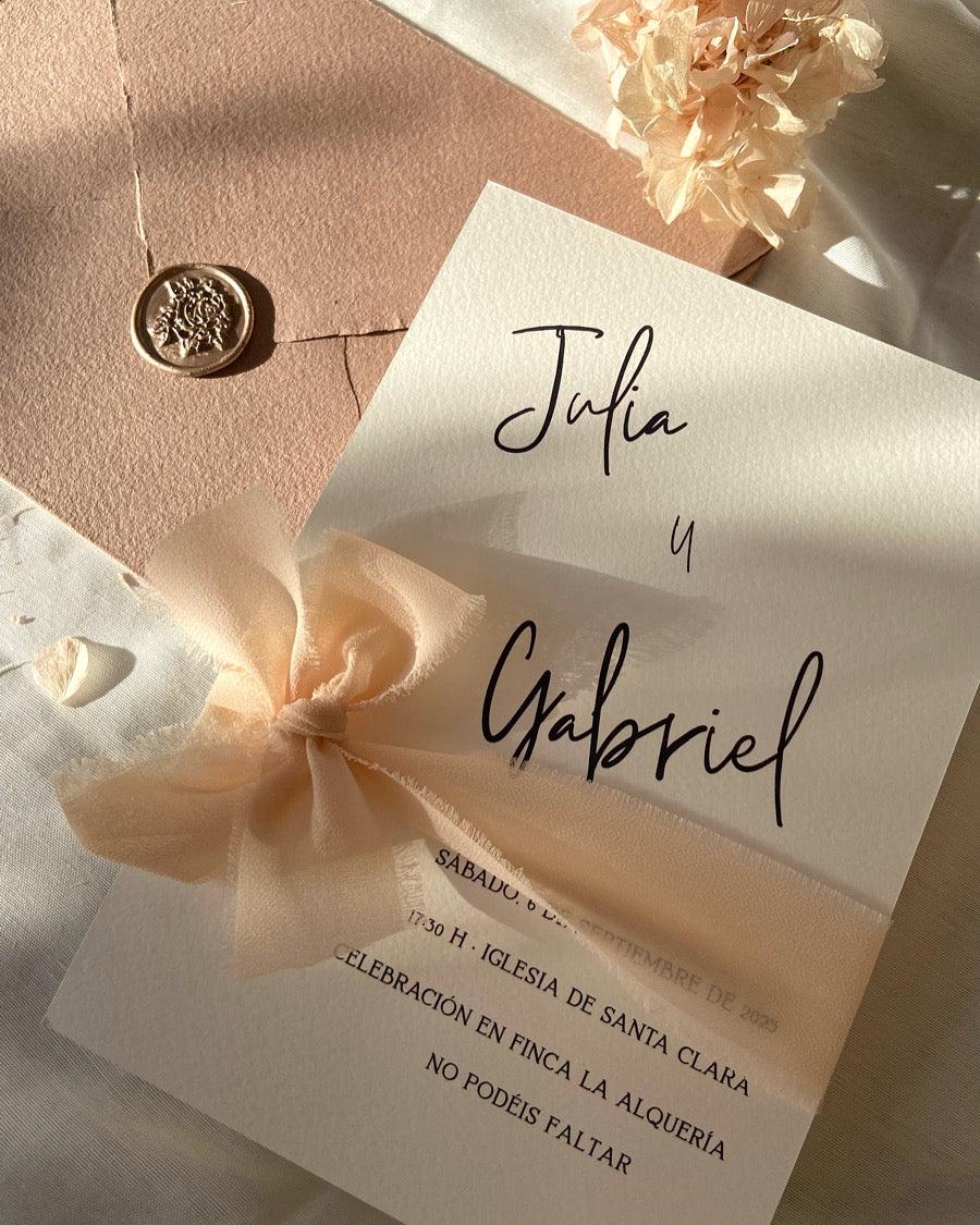 Invitación Boda “Aura Nude”