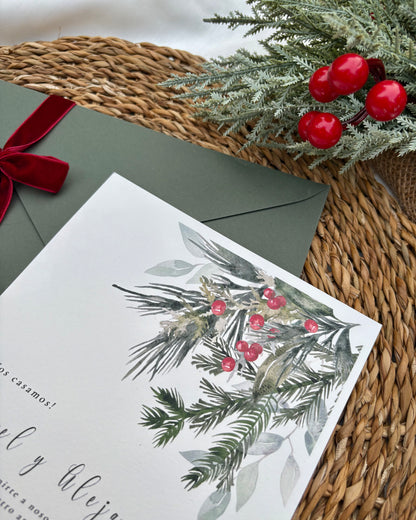 Invitación Boda “Navidad”