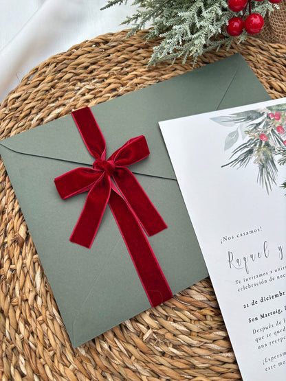 Invitación Boda “Navidad”