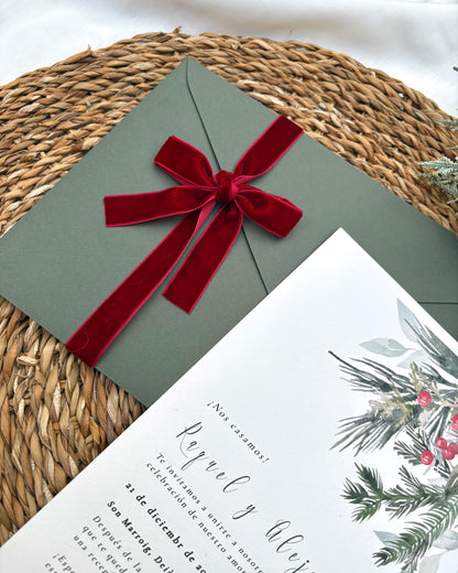 Invitación Boda “Navidad”