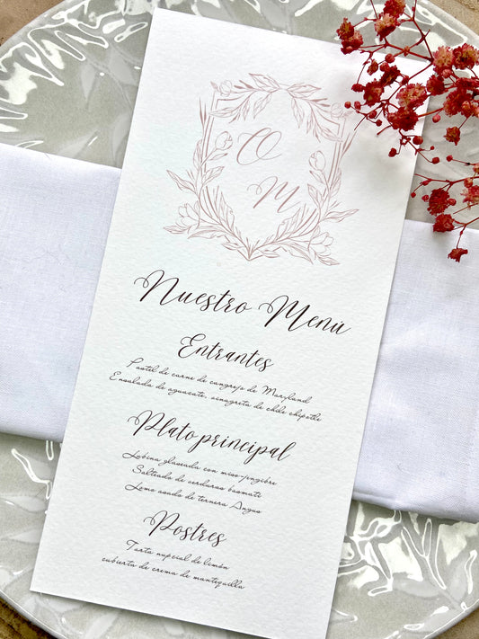 Menú Boda ''Rose Elegante''