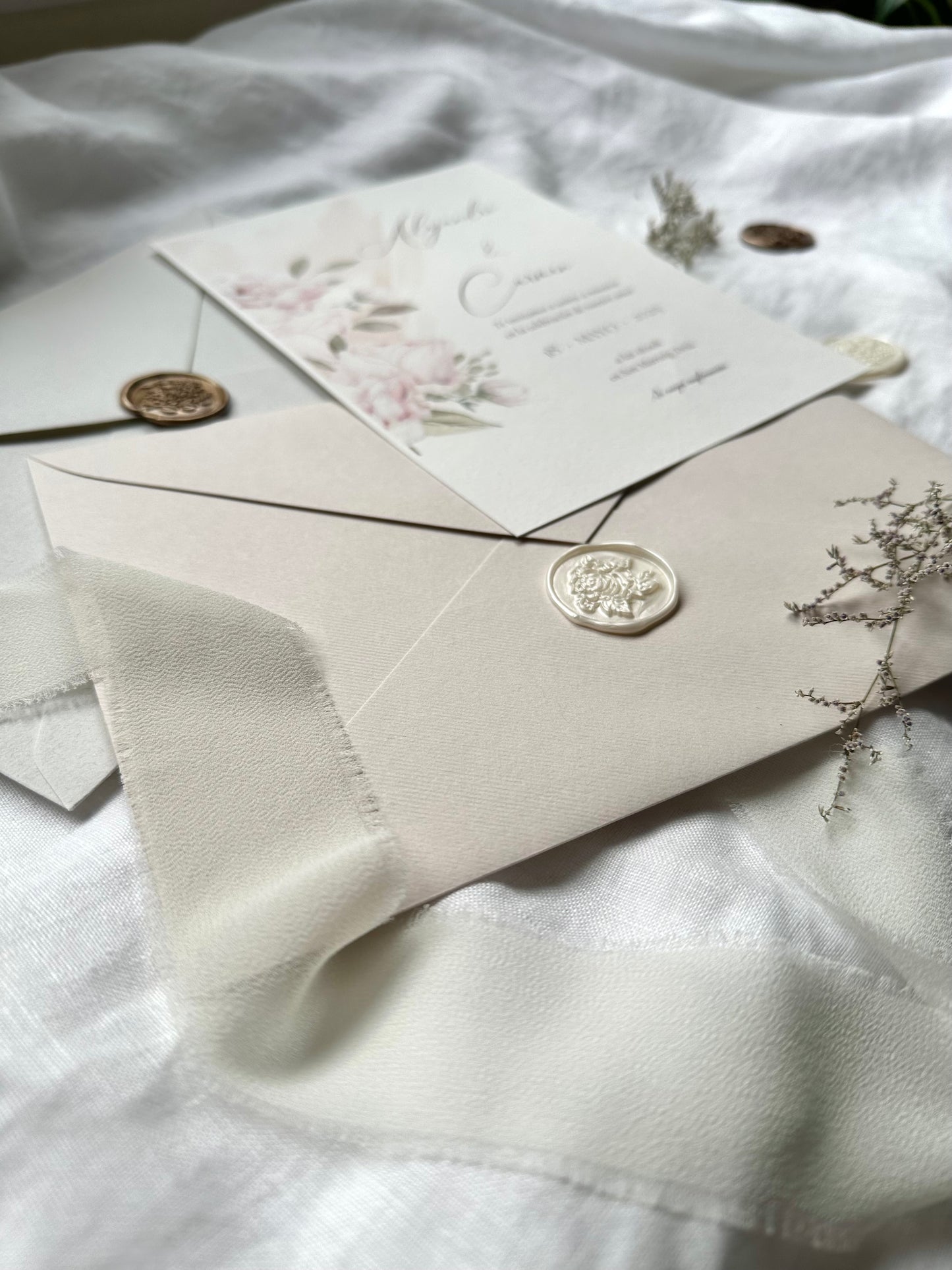 Invitación Boda ''Amanecer Rosa''