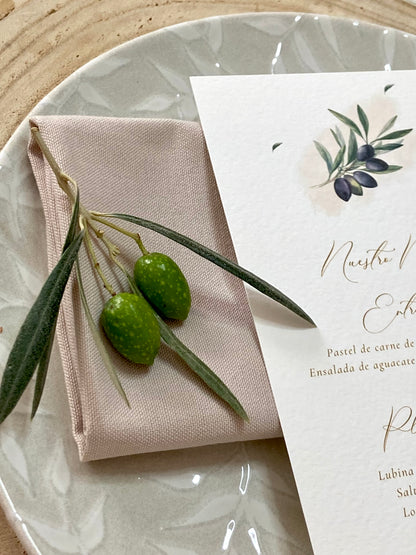 Menú Boda ''Olivo''