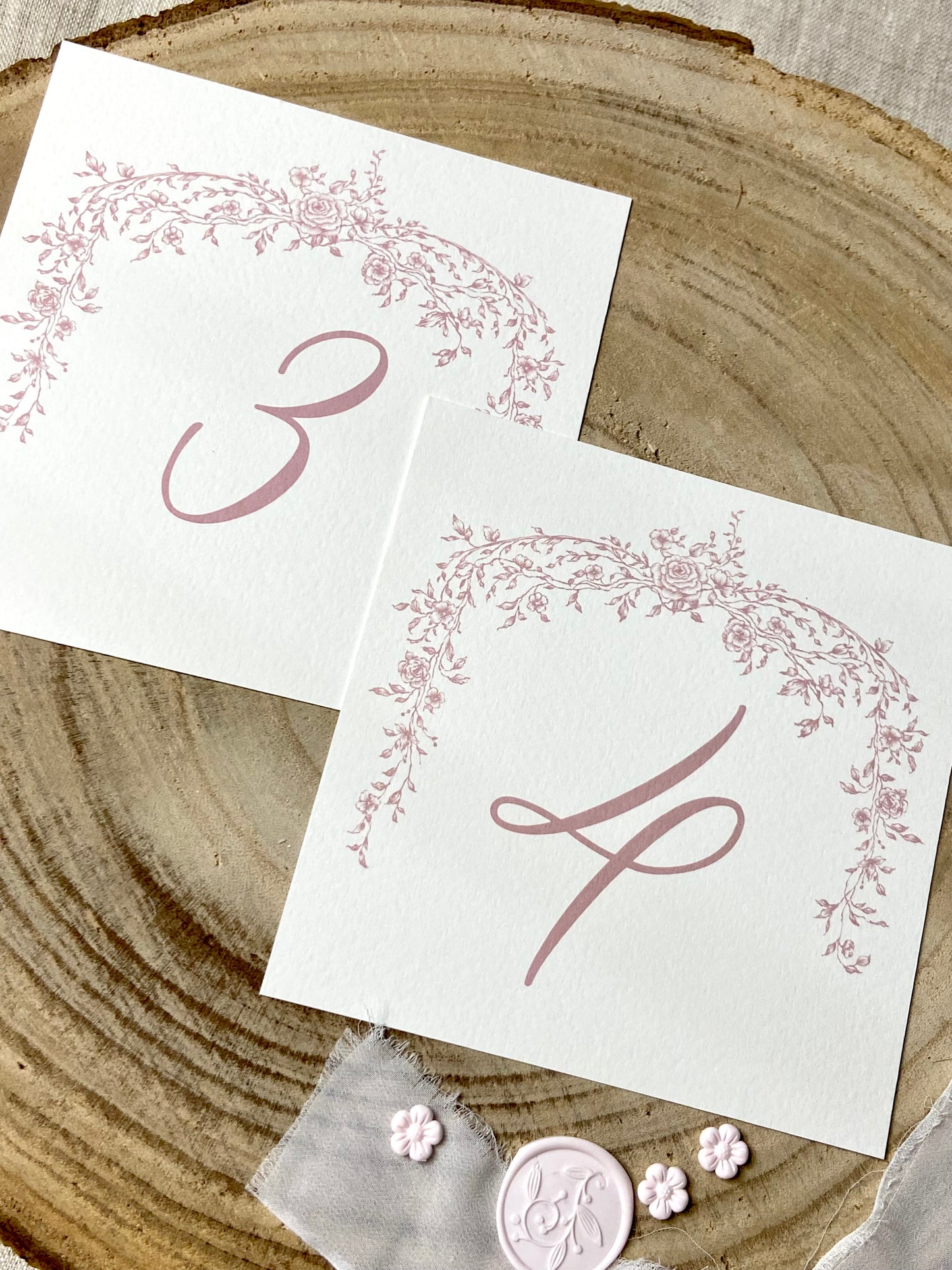 Mesero Boda ''Rosa Vintage''