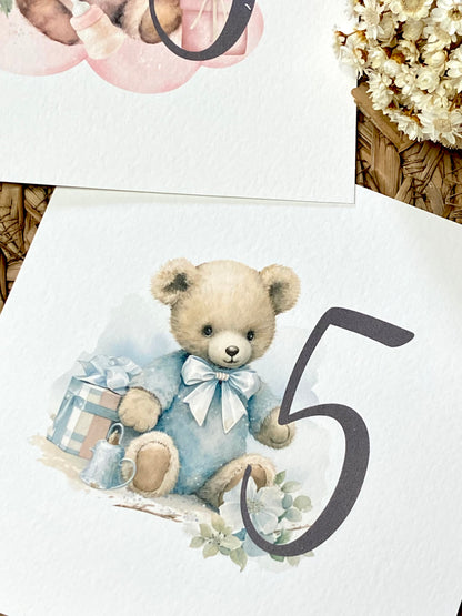 Mesero Bautizo ''Osito Vintage''