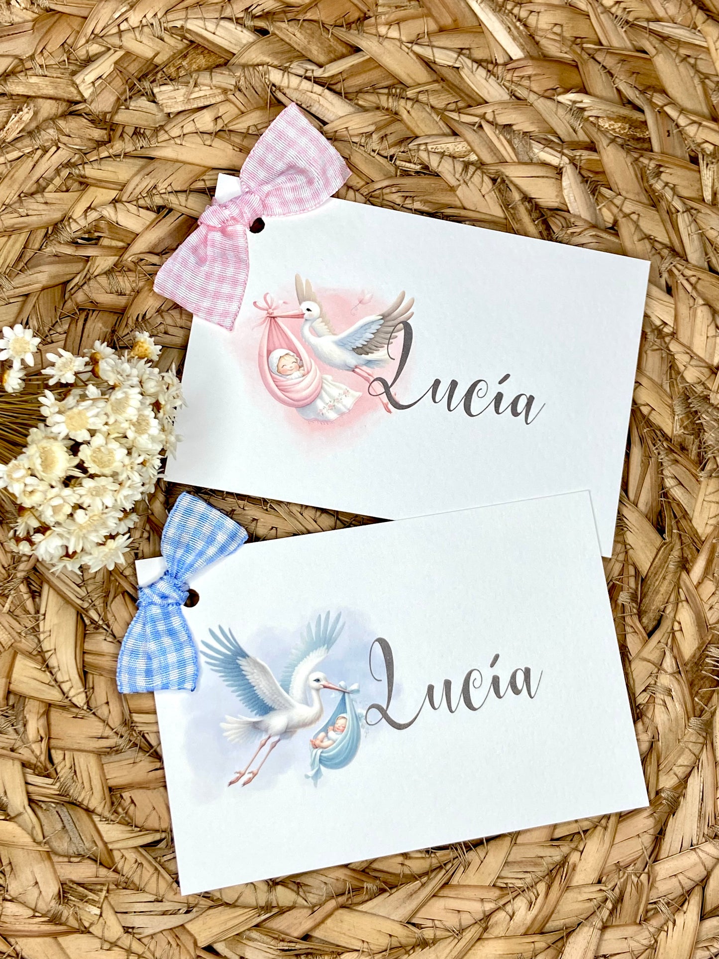 Marcasitios Bautizo "Cigüeña"