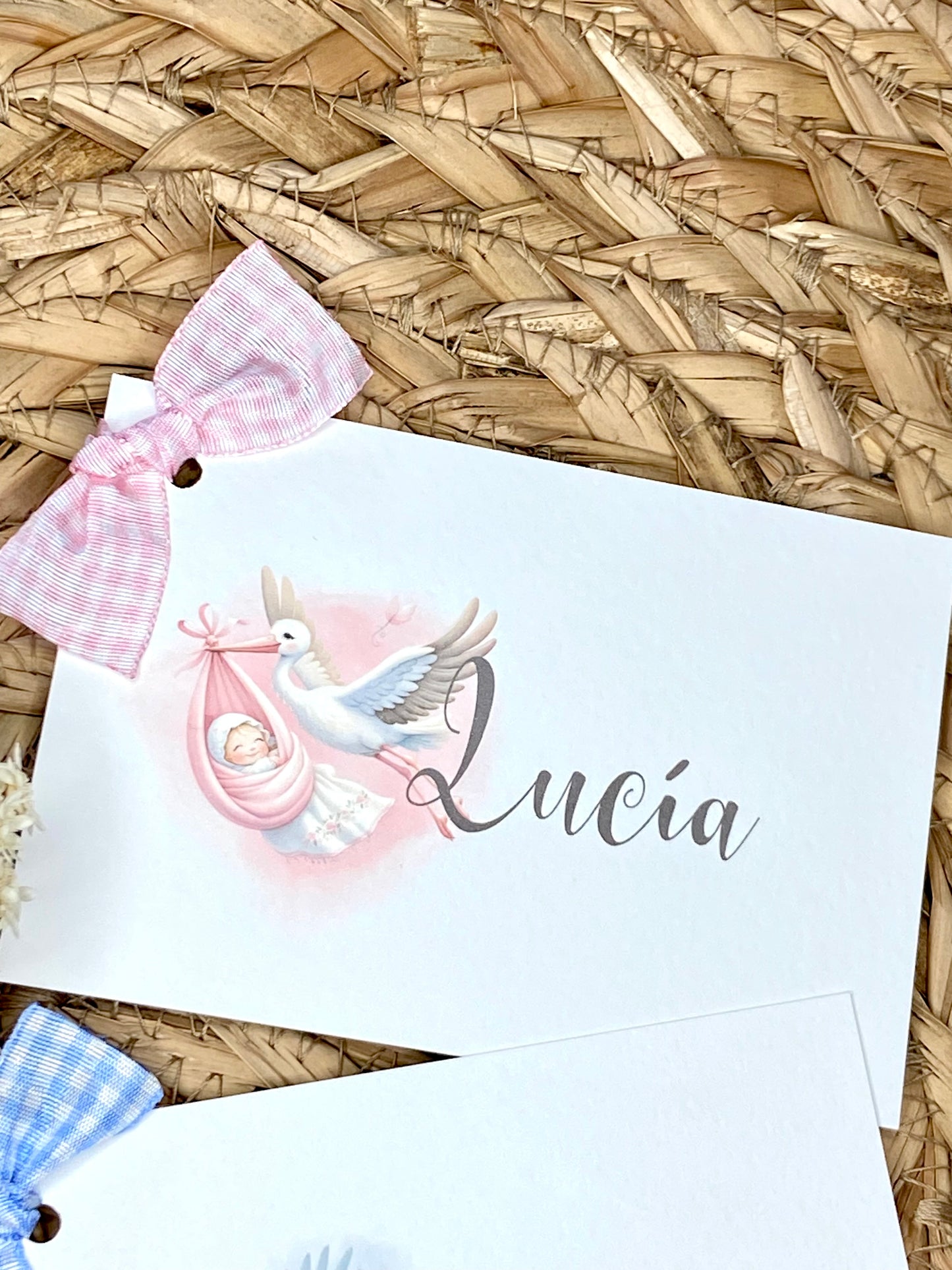 Marcasitios Bautizo "Cigüeña"