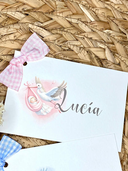 Marcasitios Bautizo "Cigüeña"