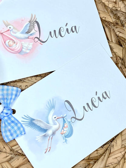 Marcasitios Bautizo "Cigüeña"