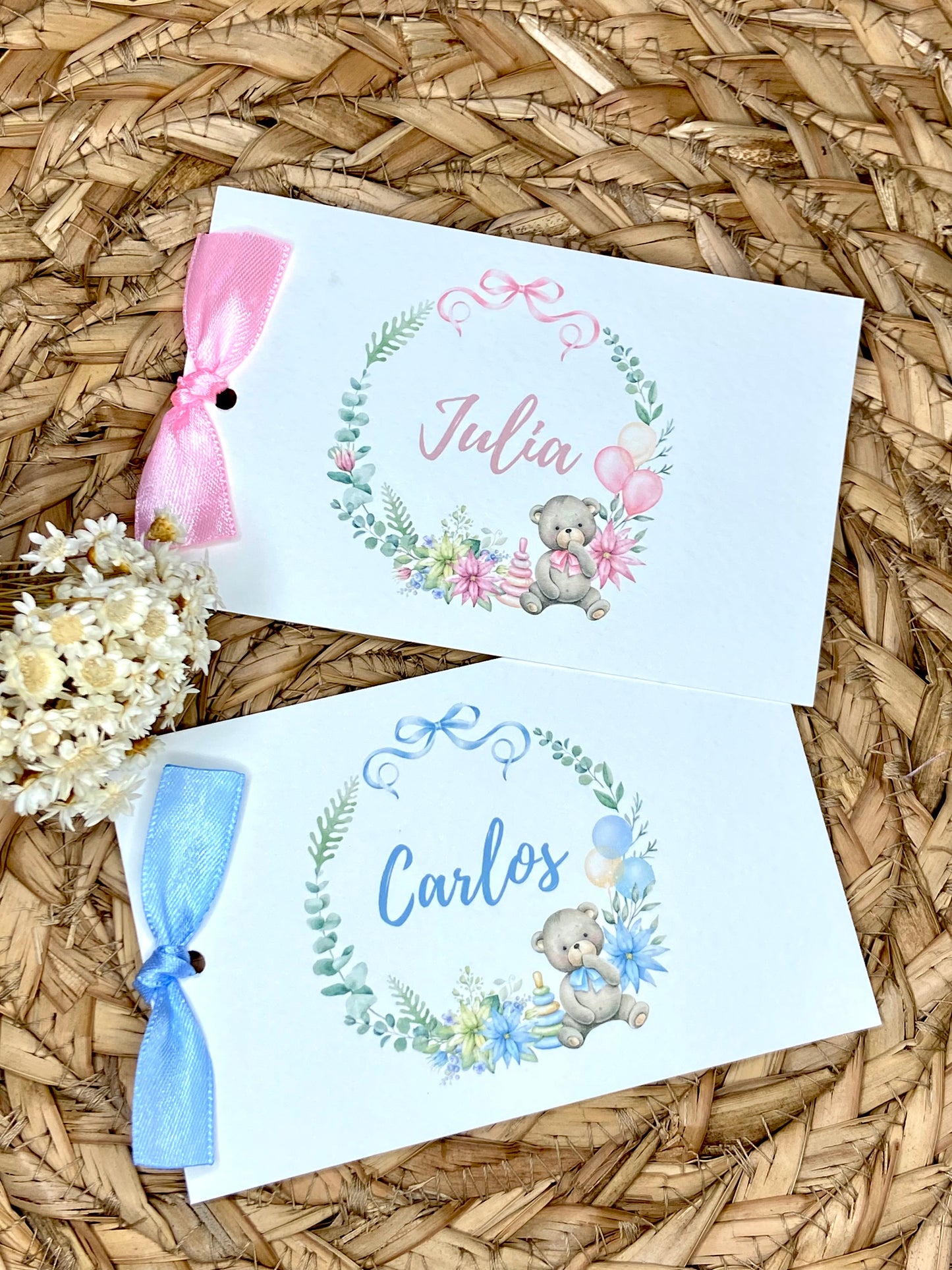 Marcasitios Bautizo ''Corona Osito''