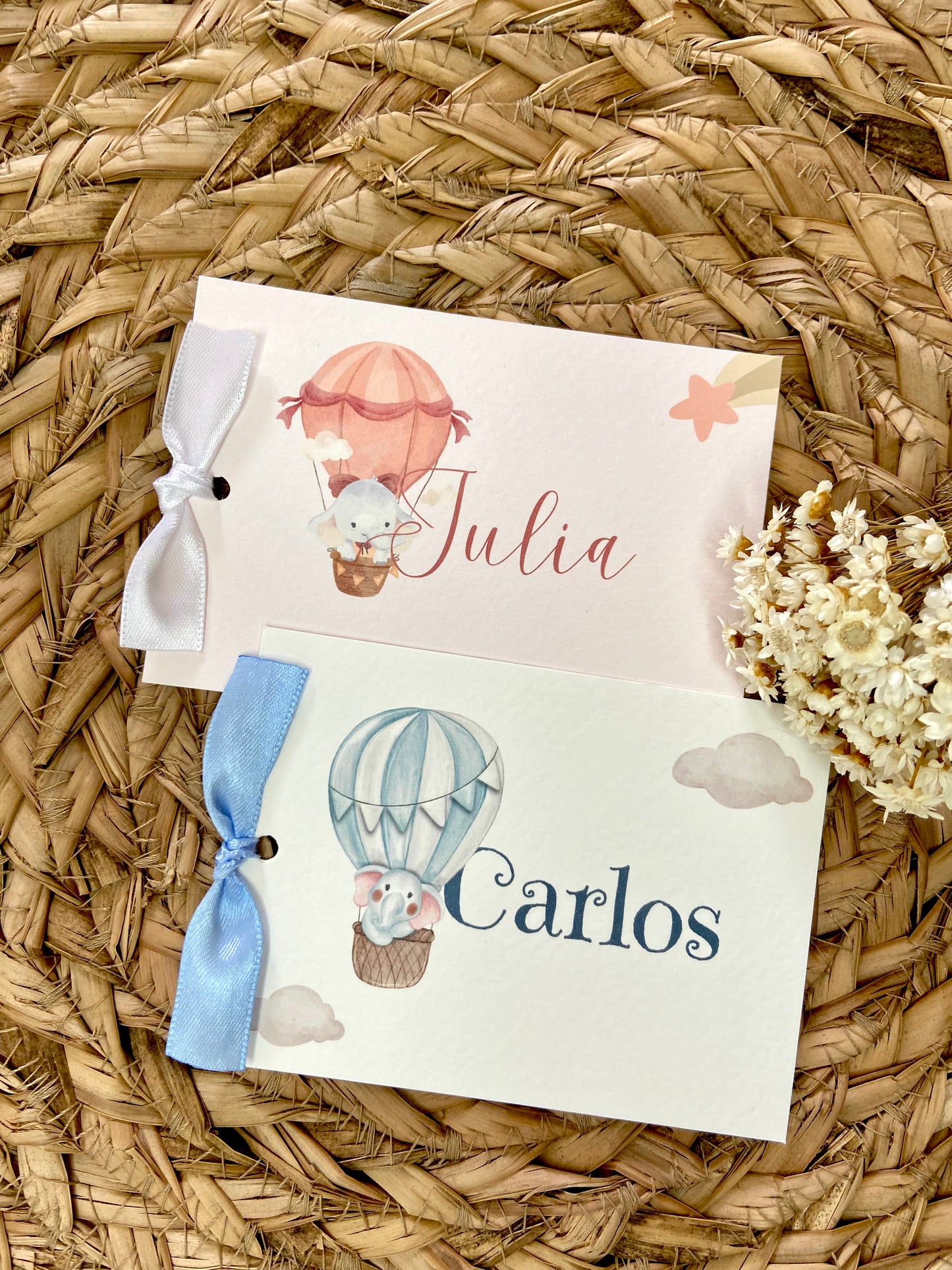 Marcasitios Bautizo "Elefantes Globo Aerostático"