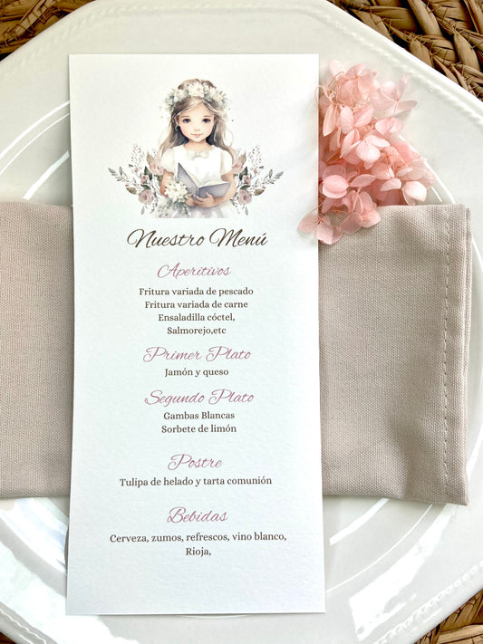 Menú Comunión