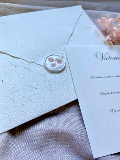 Invitación Boda ''Amor Rosado''