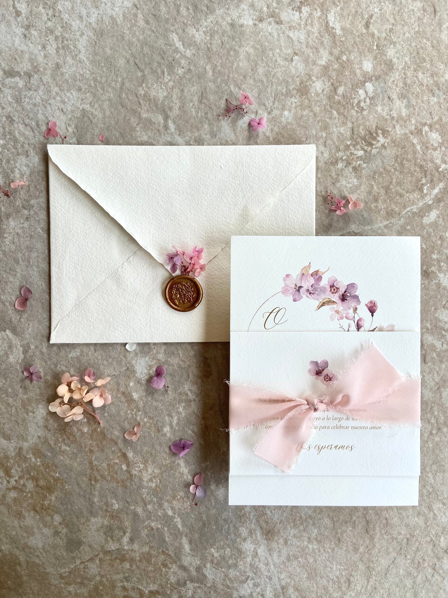 Invitación Boda ''Malva''