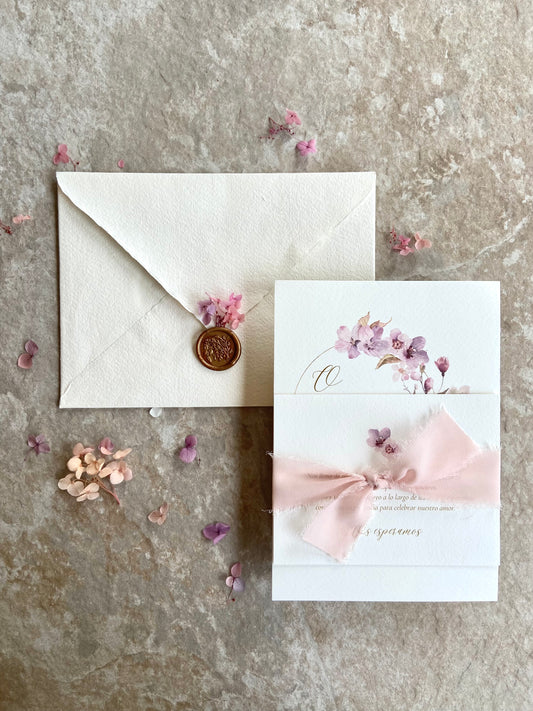 Invitación Boda ''Malva''