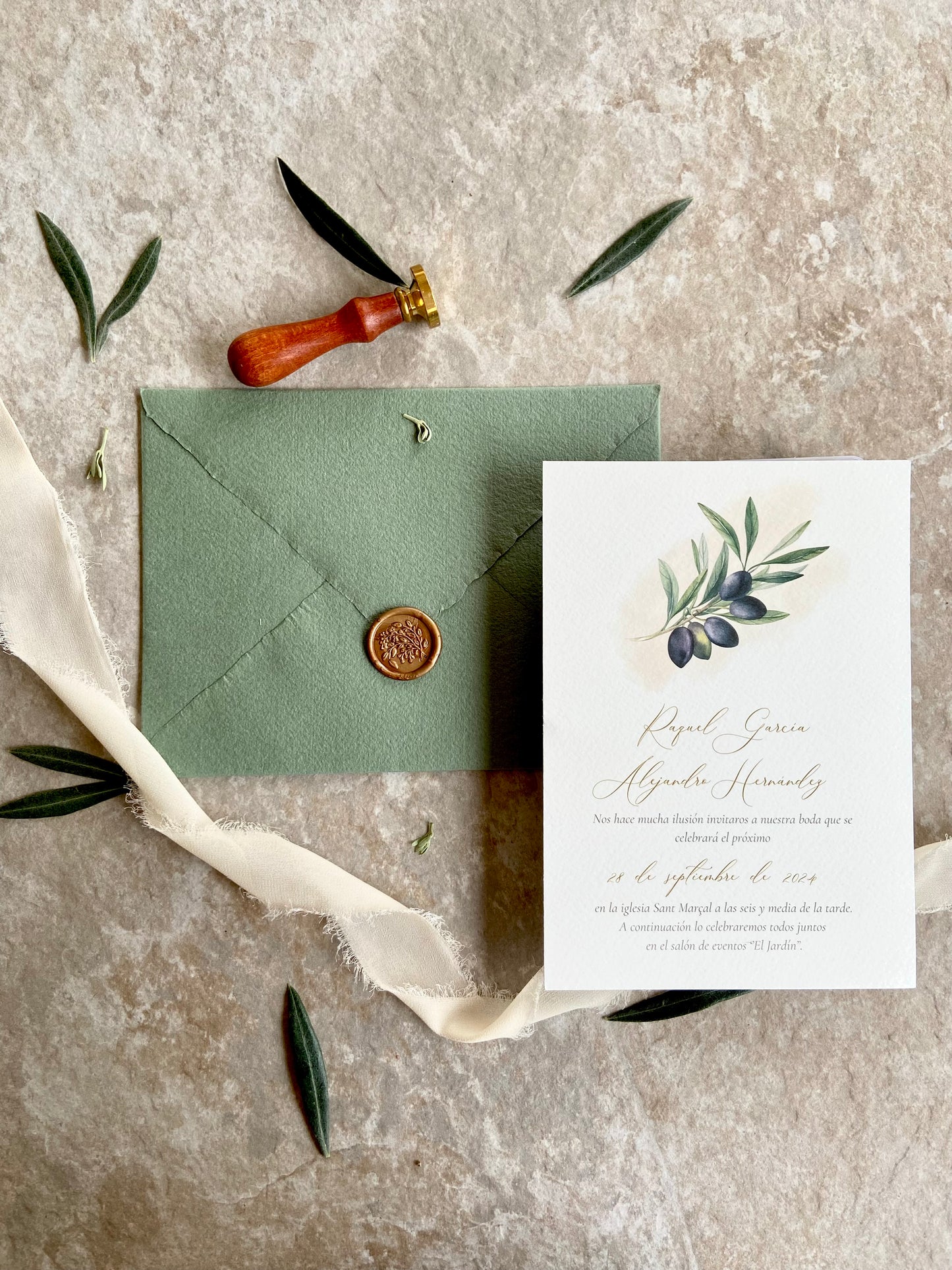 Invitación Boda ''Olivo''