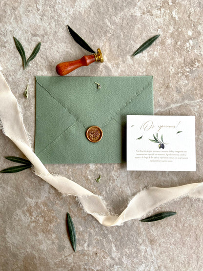 Invitación Boda ''Olivo''