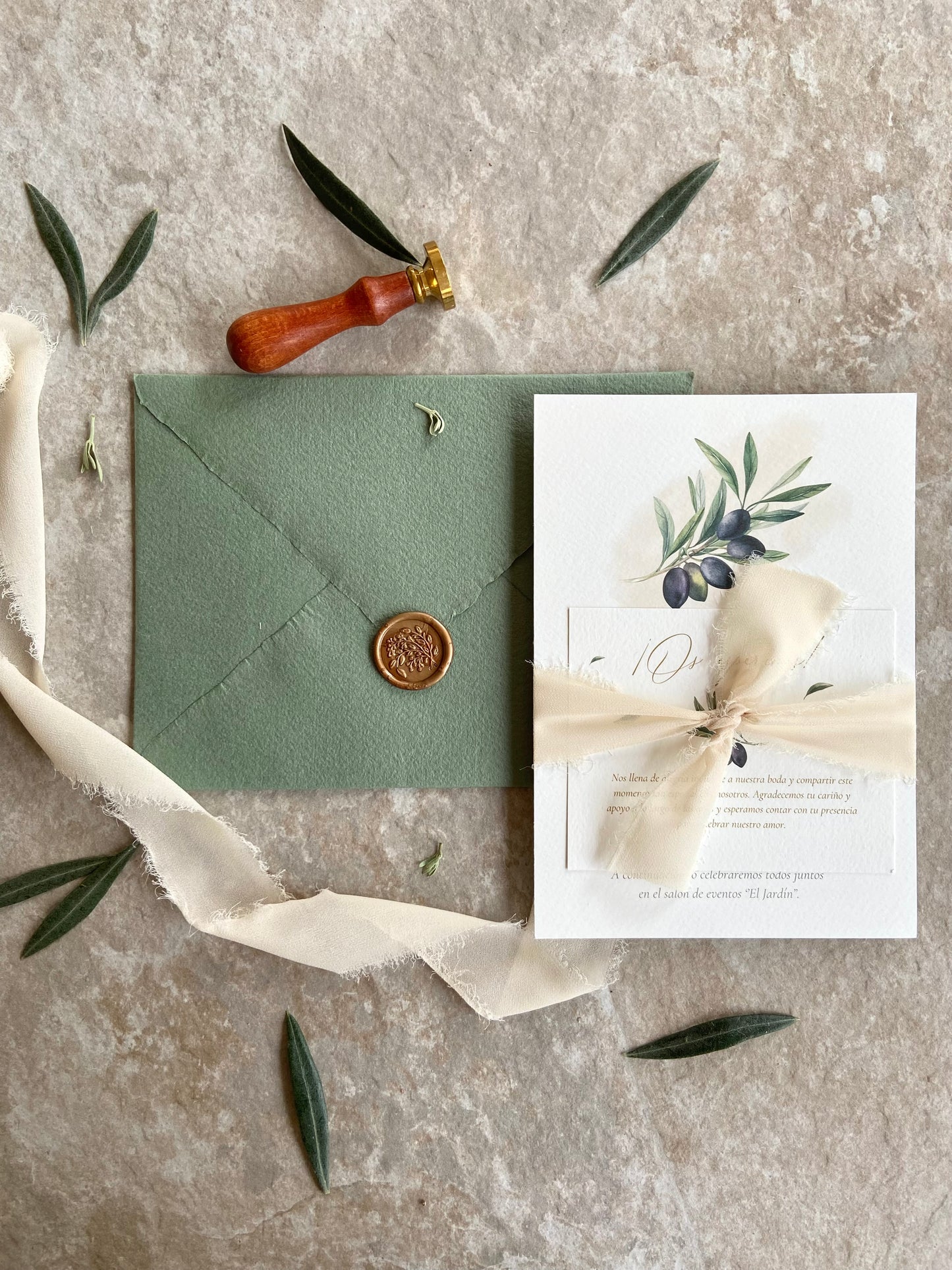 Invitación Boda ''Olivo''