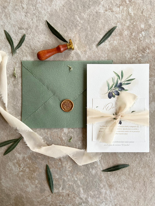 Invitación Boda ''Olivo''