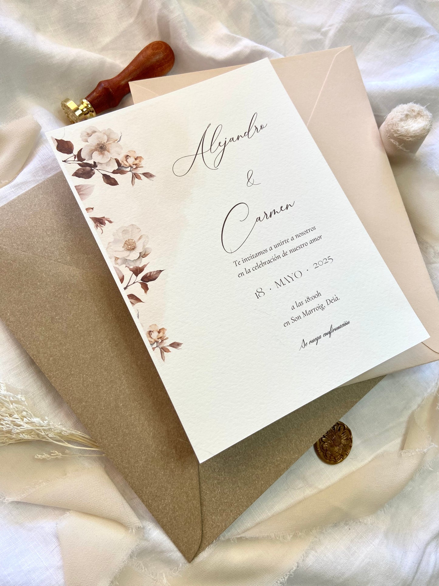 Invitación Boda ''Esencia Otoñal''