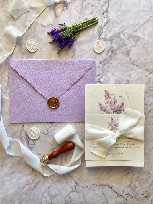 Invitación Boda ''Lilac Blossom''