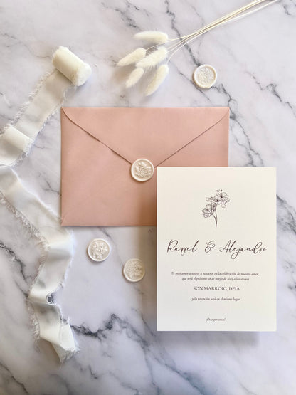 Invitación Boda ''Minimalista''