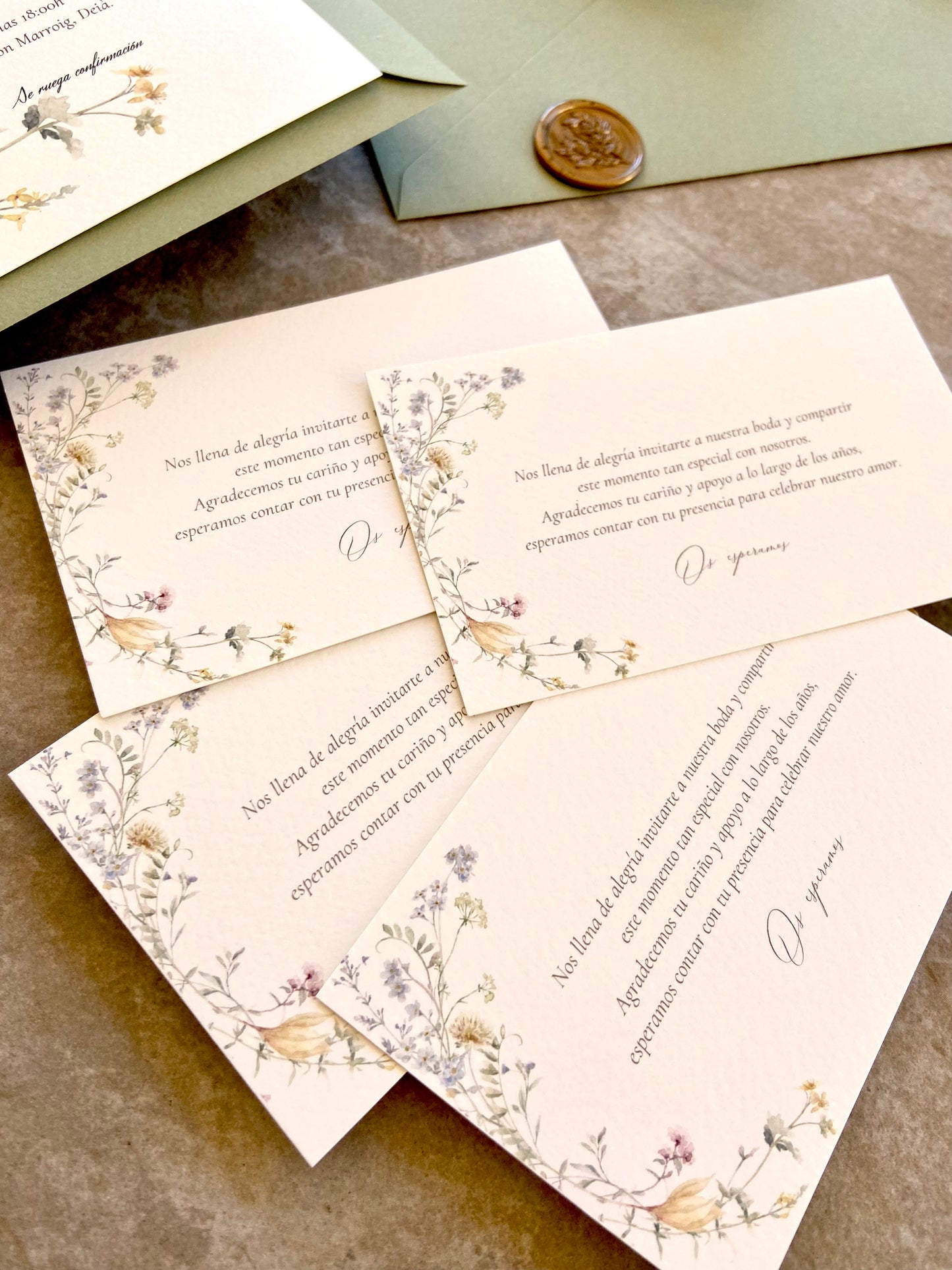Tarjeta de Agradecimiento ''Armonía Floral''