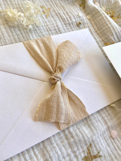 Invitación Bautizo "Osito Luna Beige"