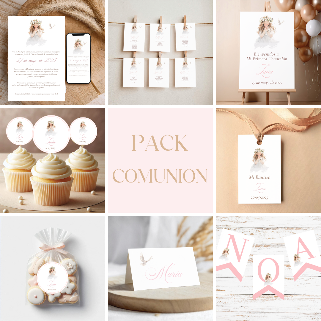 Pack Papelería Comunión